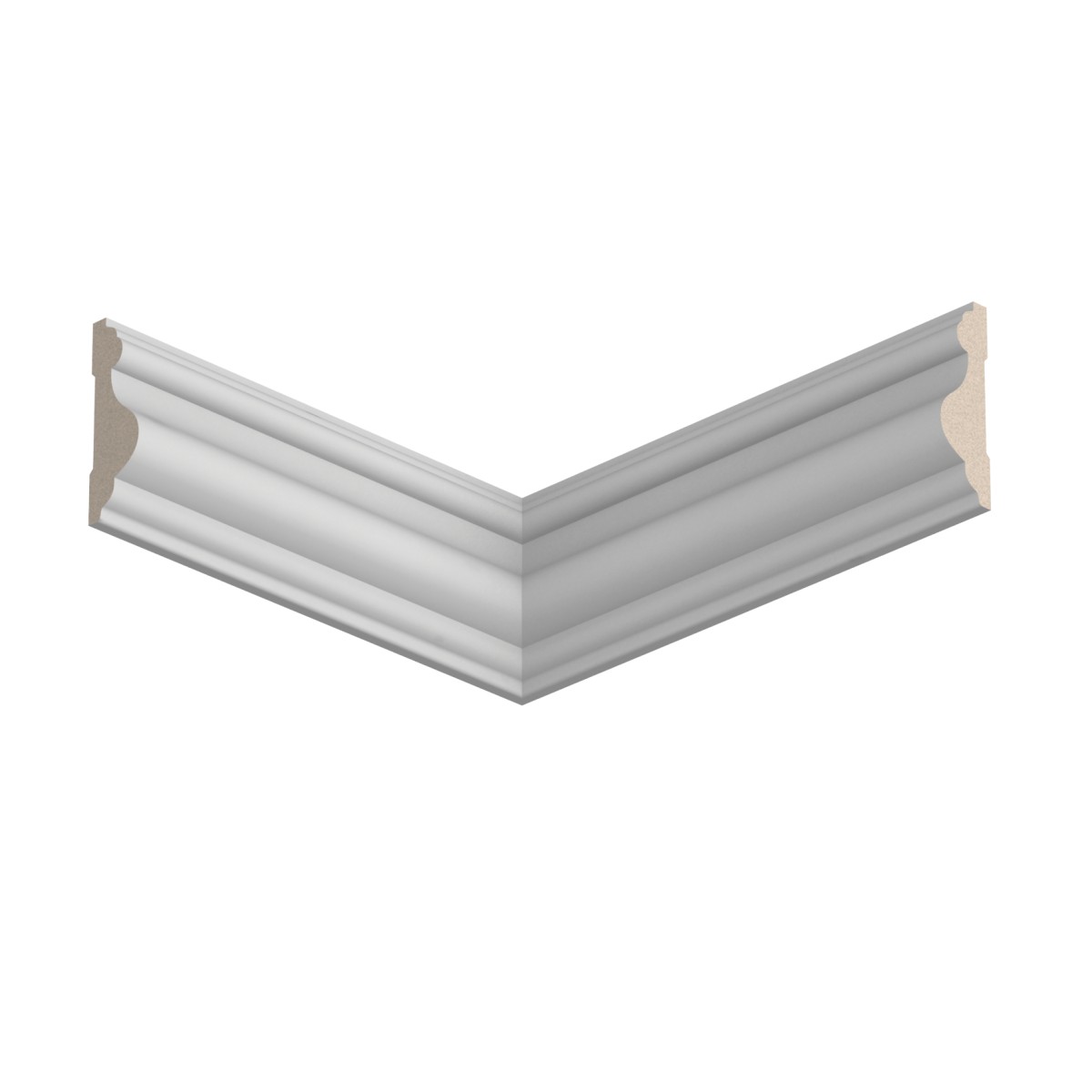 Молдинг Ultrawood White U 0002 p 2000×45×14